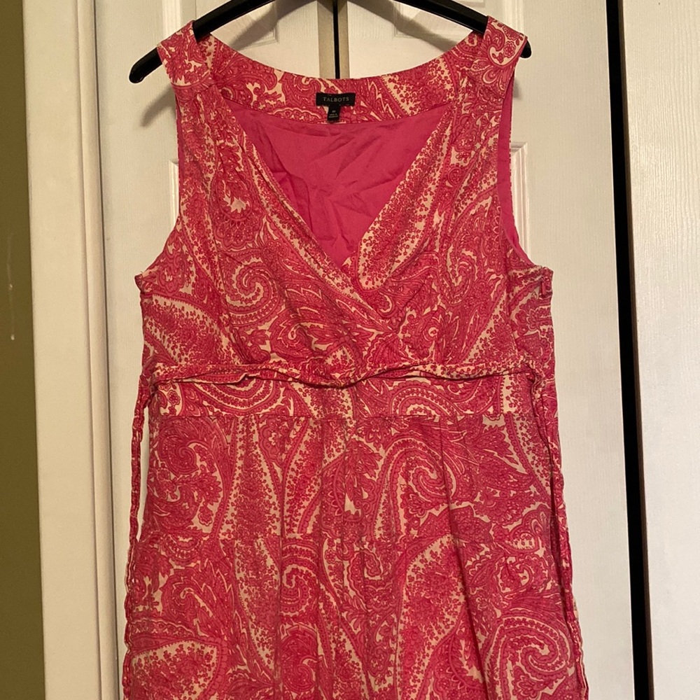 Pretty pink cotton maxi